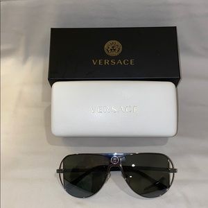 Versace Grecamania Pilot Sunglasses
